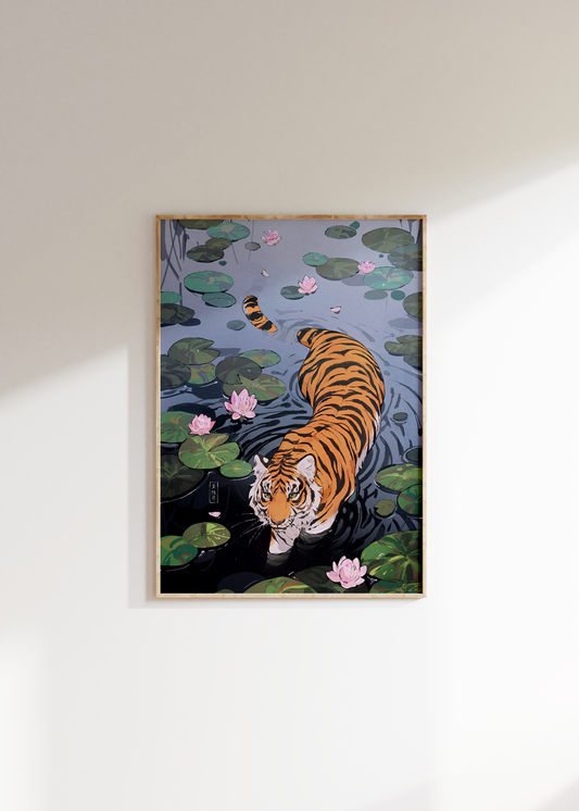 「 SIGNED 」Tiger Lily Print - Original